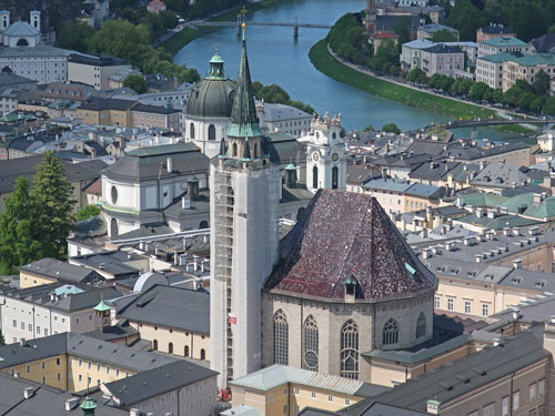 Franciscan Church in Salzburg Austria