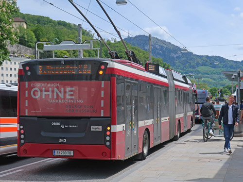 Public Transit in Salzburg Austria