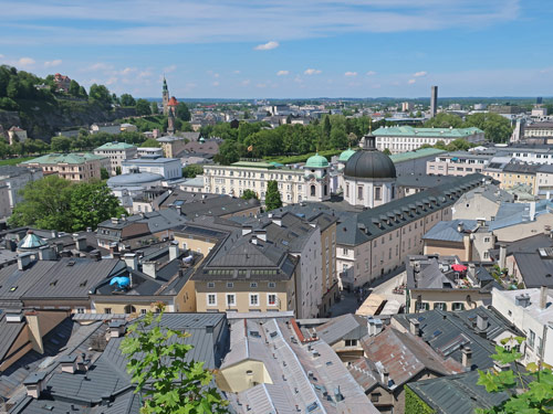 Map of Salzburg's New Town